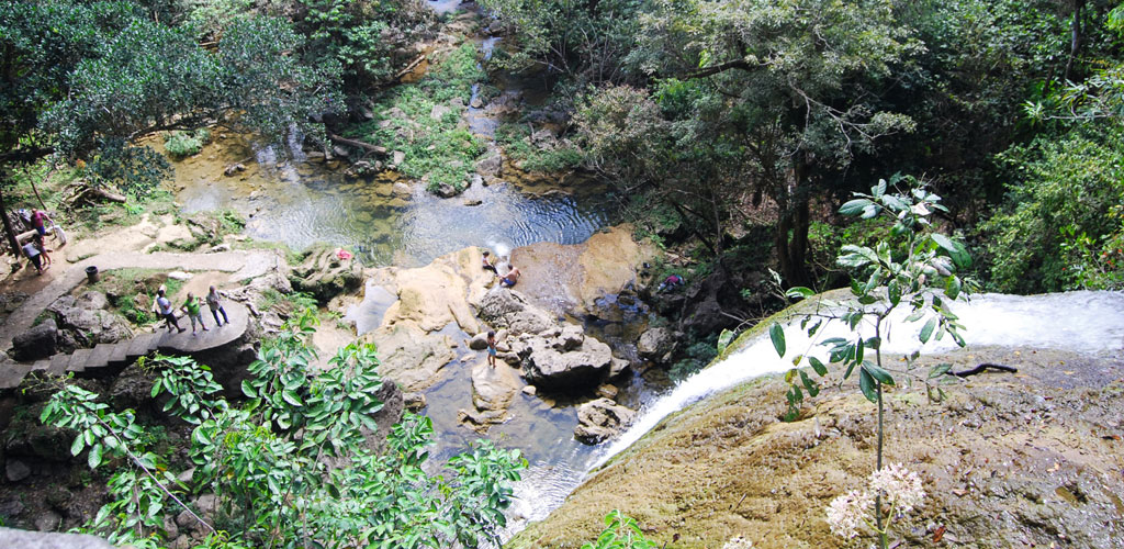 Waterfall and natural pool Soroa Cuba Waterfall and natural pool Soroa Cuba
