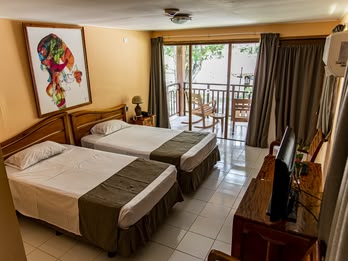 Hotel Rancho San Vicente Tweepersoonsbed Terras